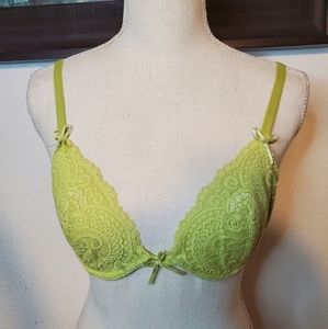 Victoria's Secret Yellow Lace Bra